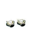Orecchini Domar Donna in Ottone ipoallergenico Onice EZB126493